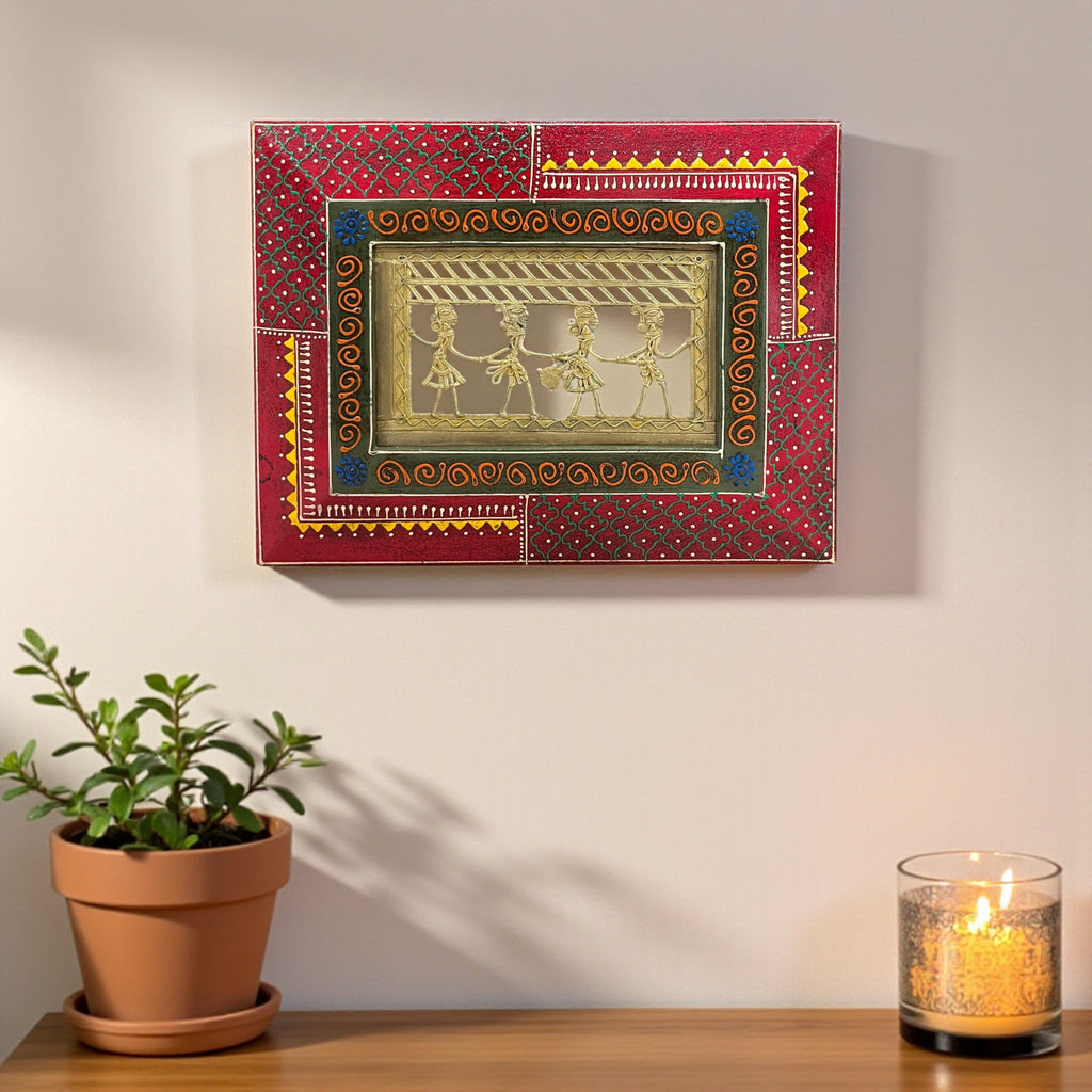 Triabal Wall Art - Red