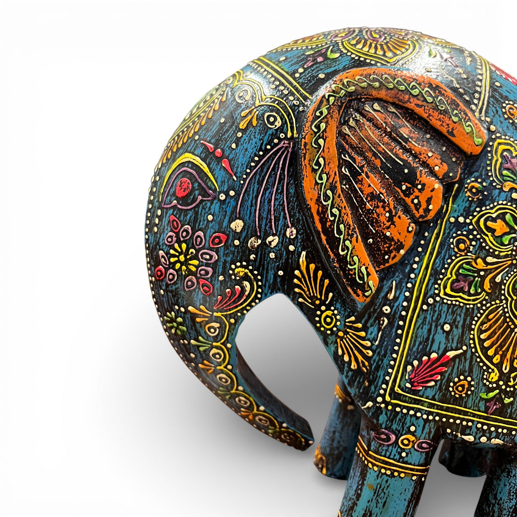 Swayed Elephant - Blue