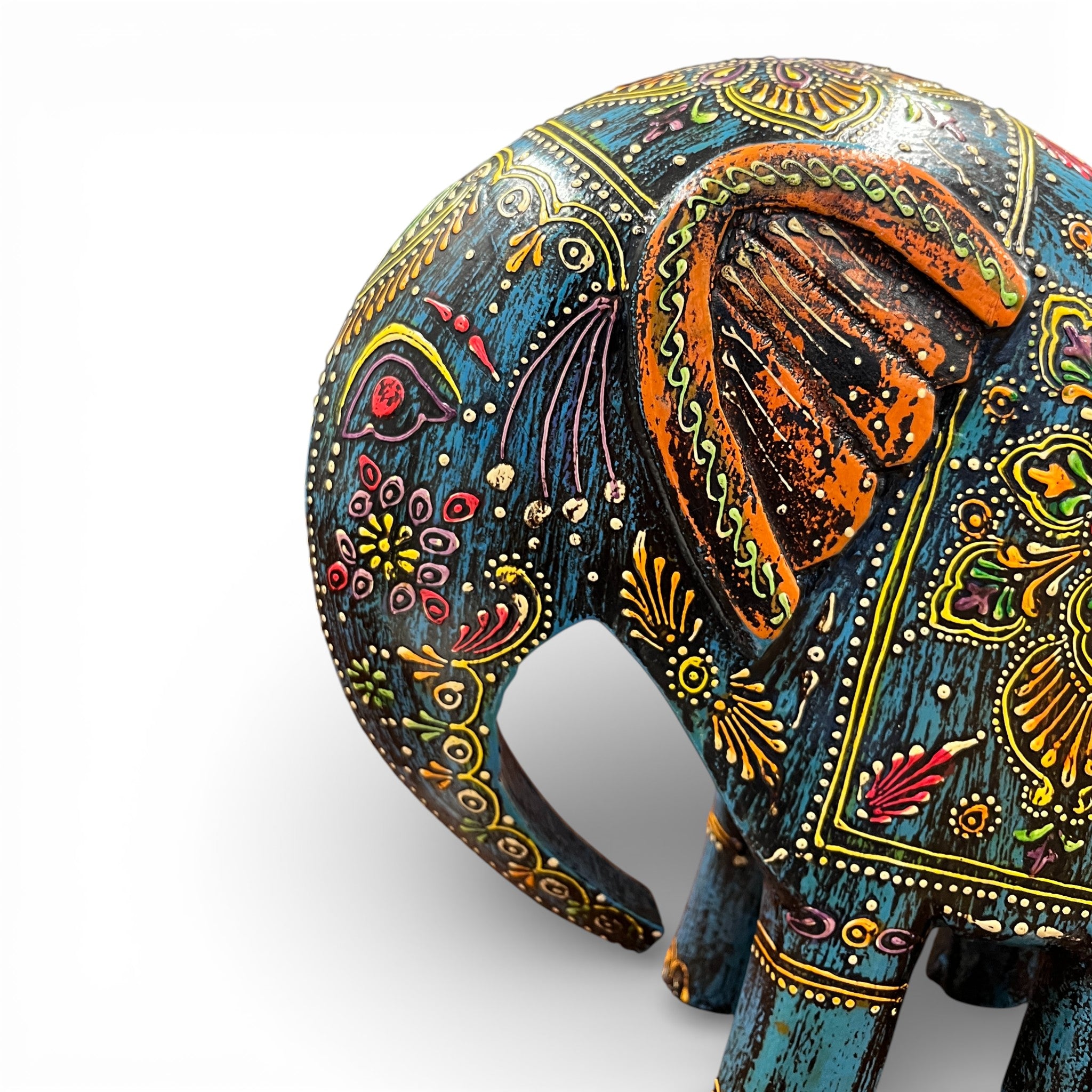 Swayed Elephant - Blue