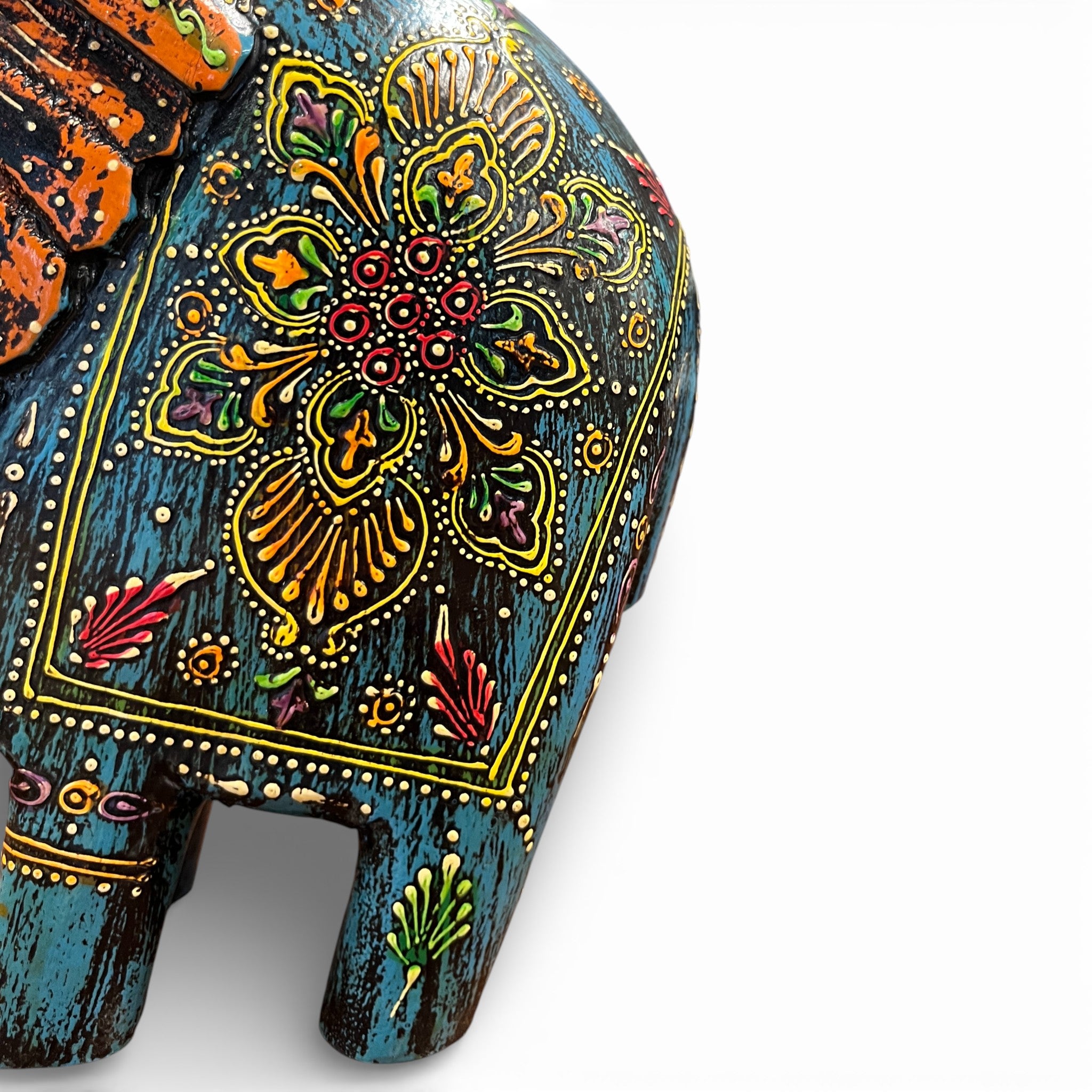 Swayed Elephant - Blue
