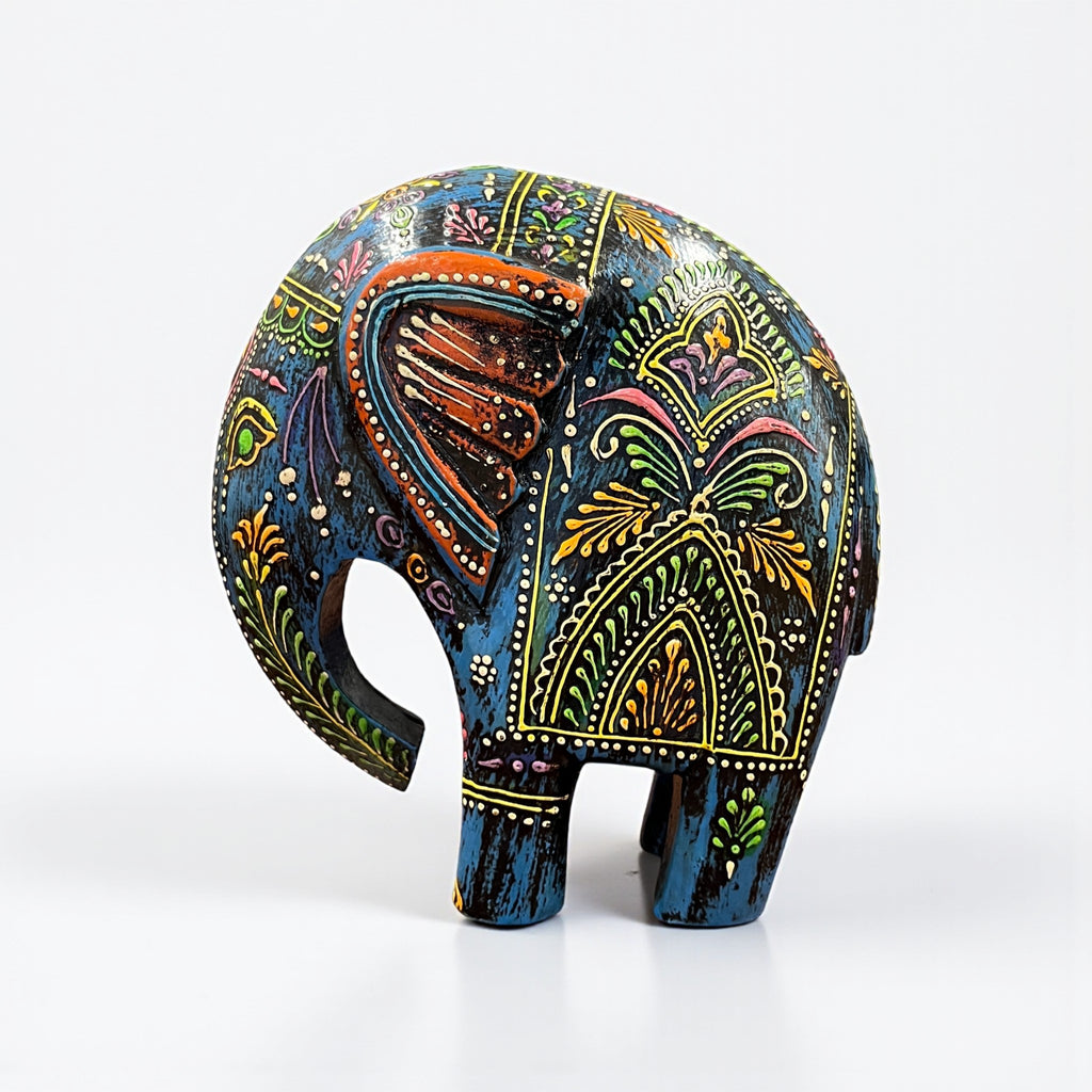 Swayed Elephant - Blue