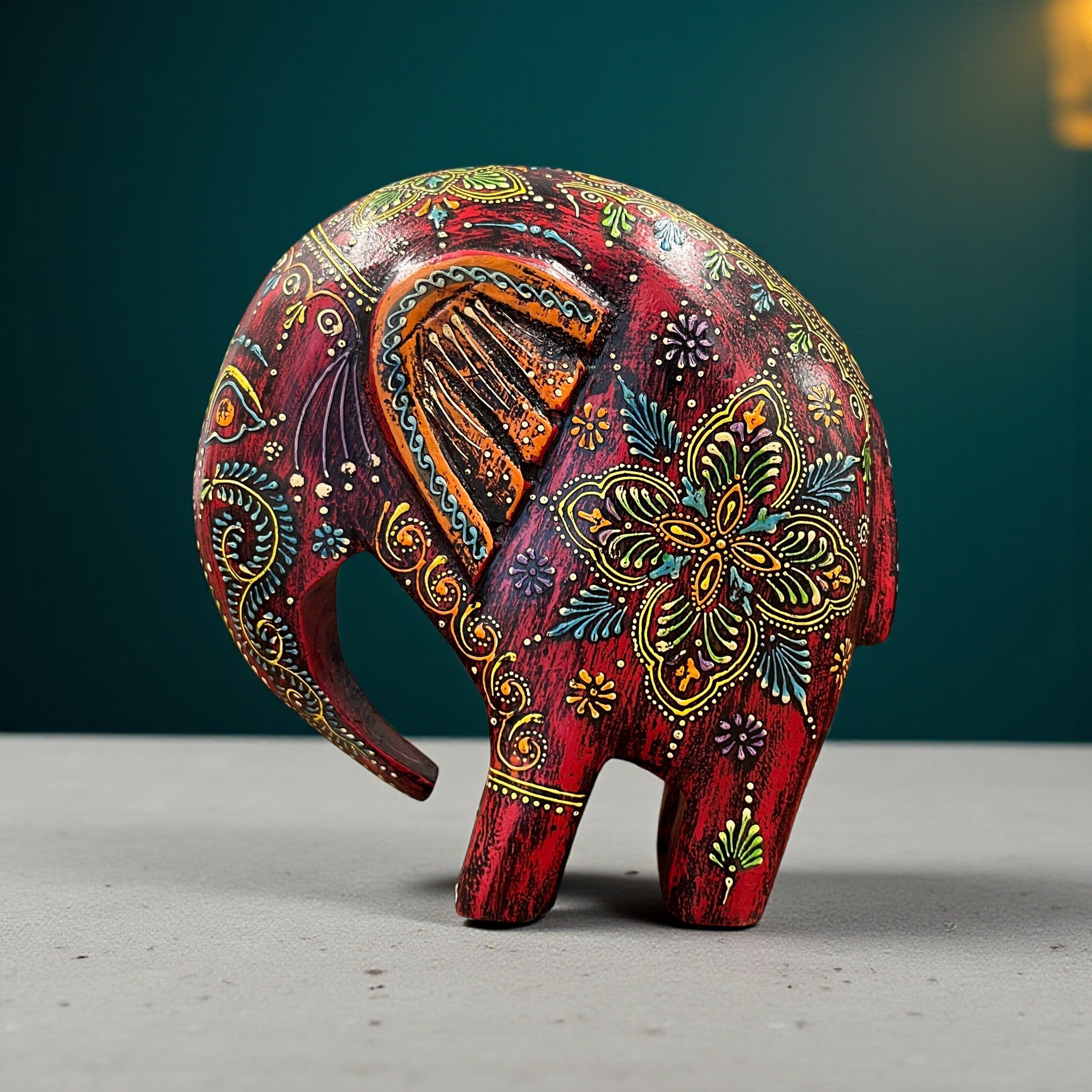Swayed Elephant - Red