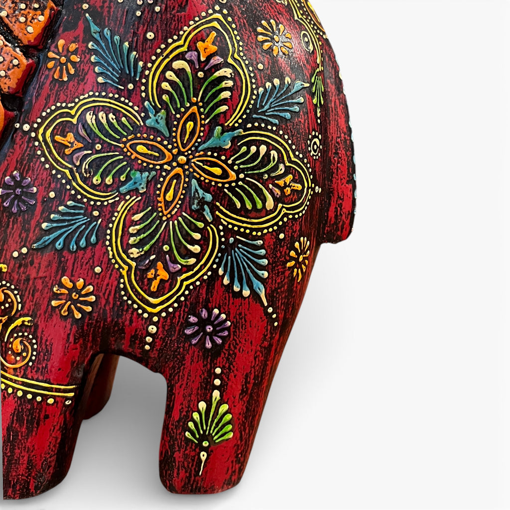 Swayed Elephant - Red
