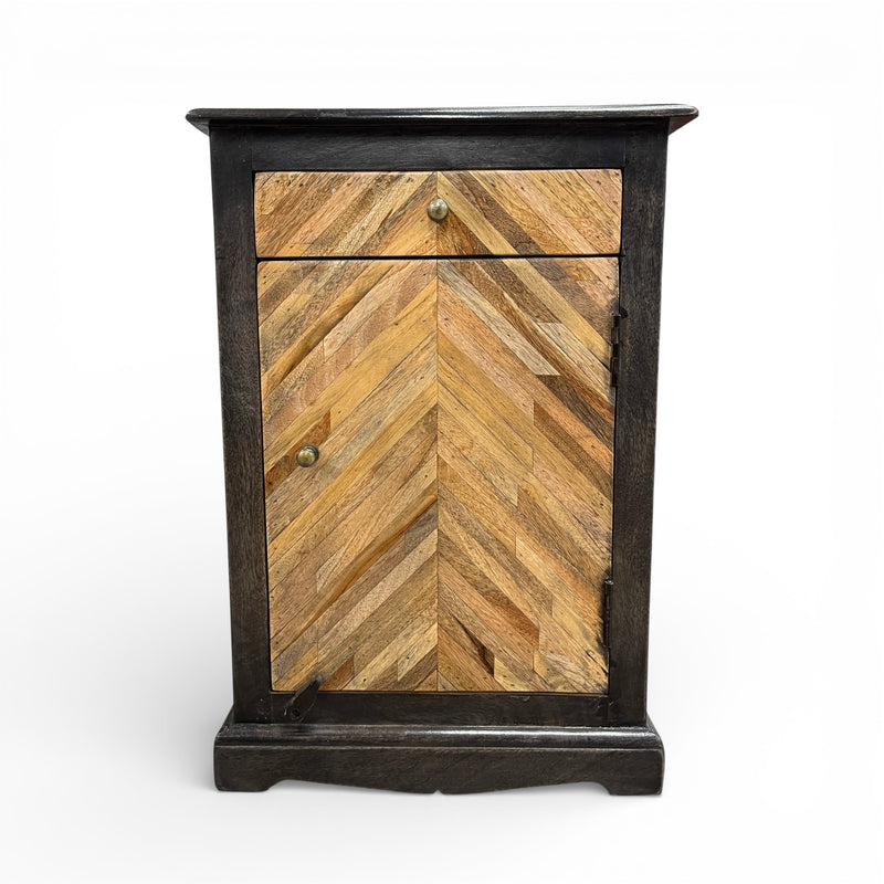 Chevron Charm Wooden Cabinet