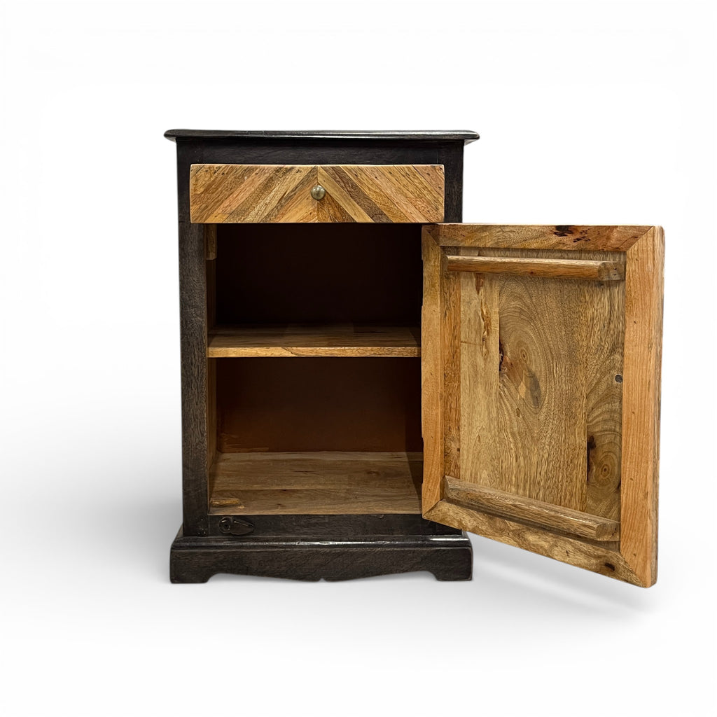 Chevron Charm Wooden Cabinet