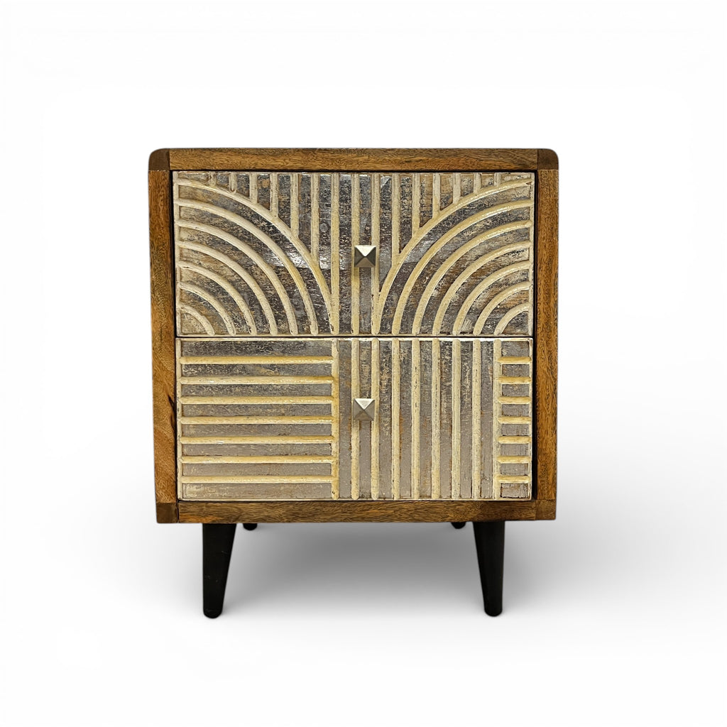 Art Deco Metallic Cabinet