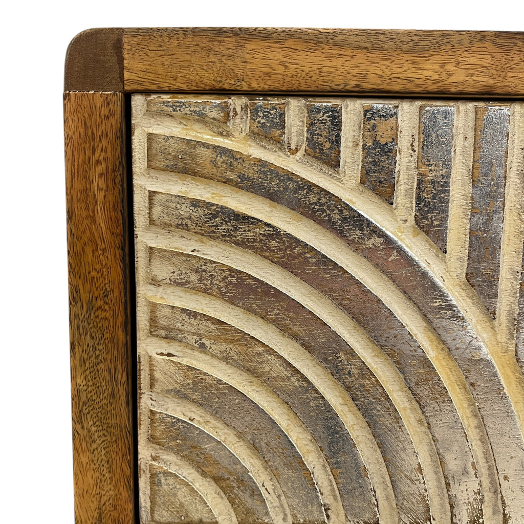 Art Deco Metallic Cabinet