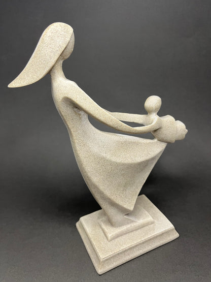 Mother and Daughter Sculpture
