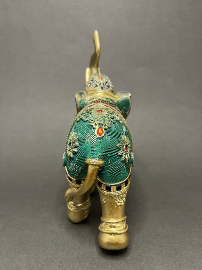 Royal Elephant Figurine Decor