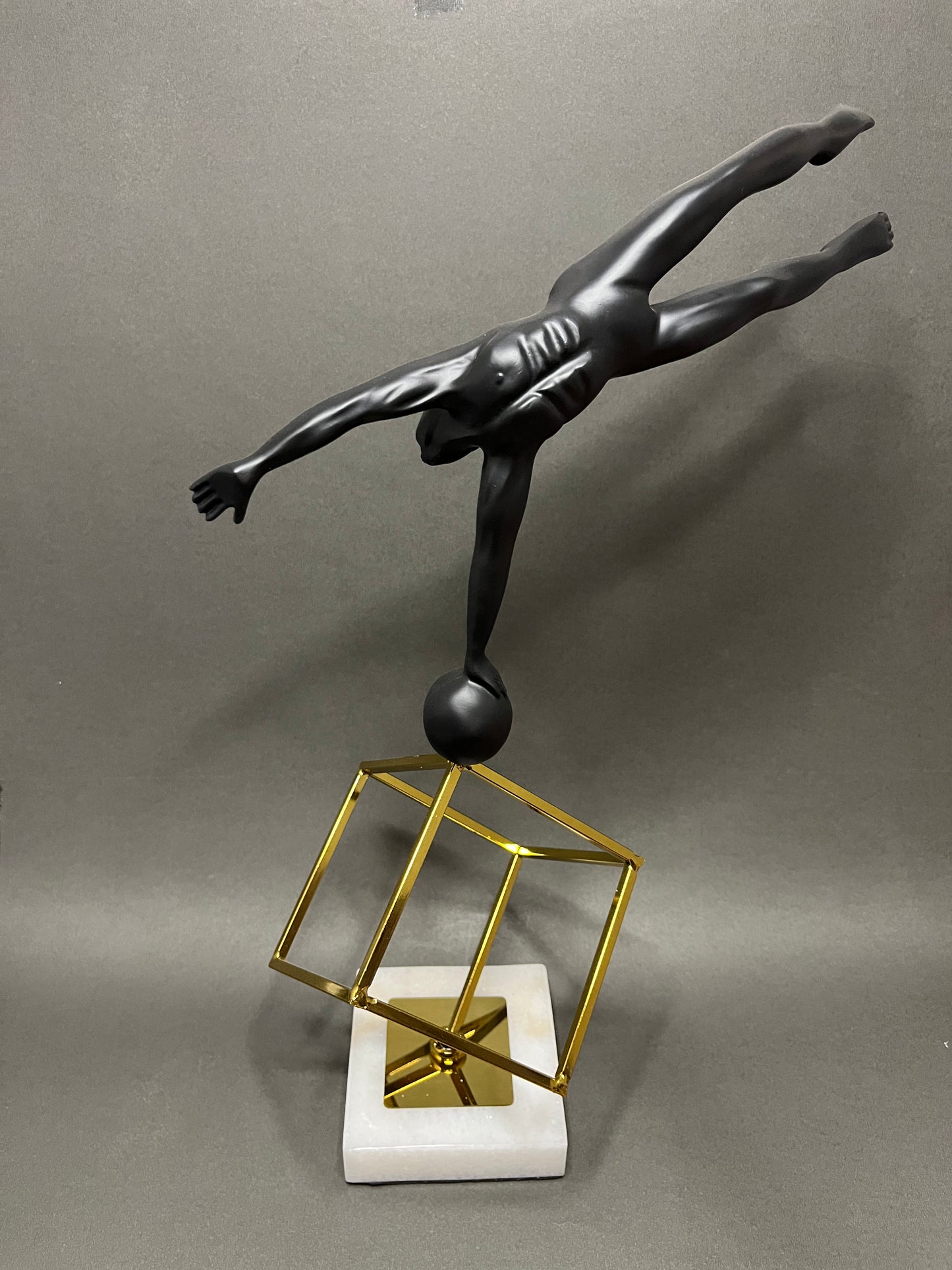 Abstract Human Balancing Sculpture