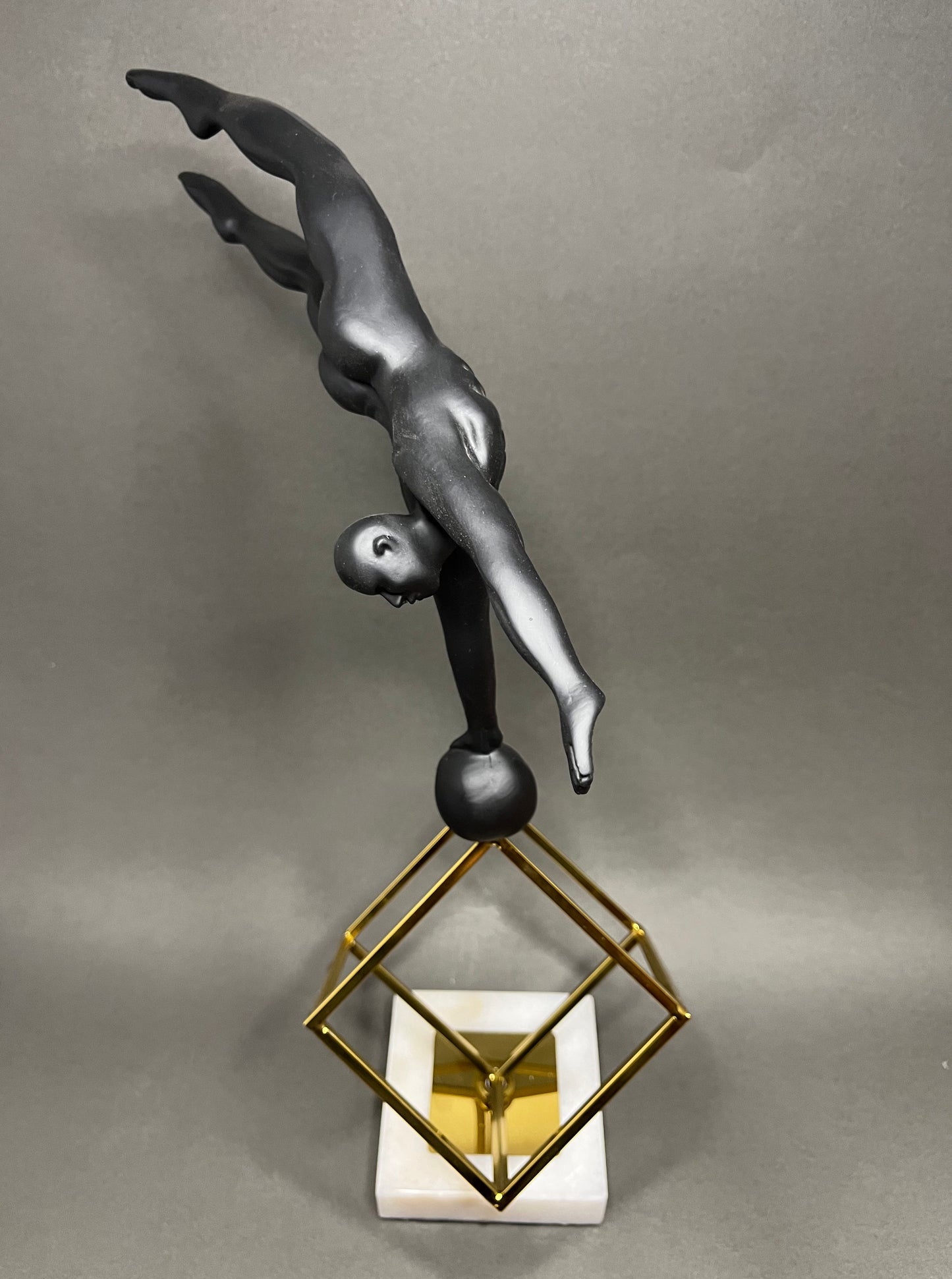 Abstract Human Balancing Sculpture