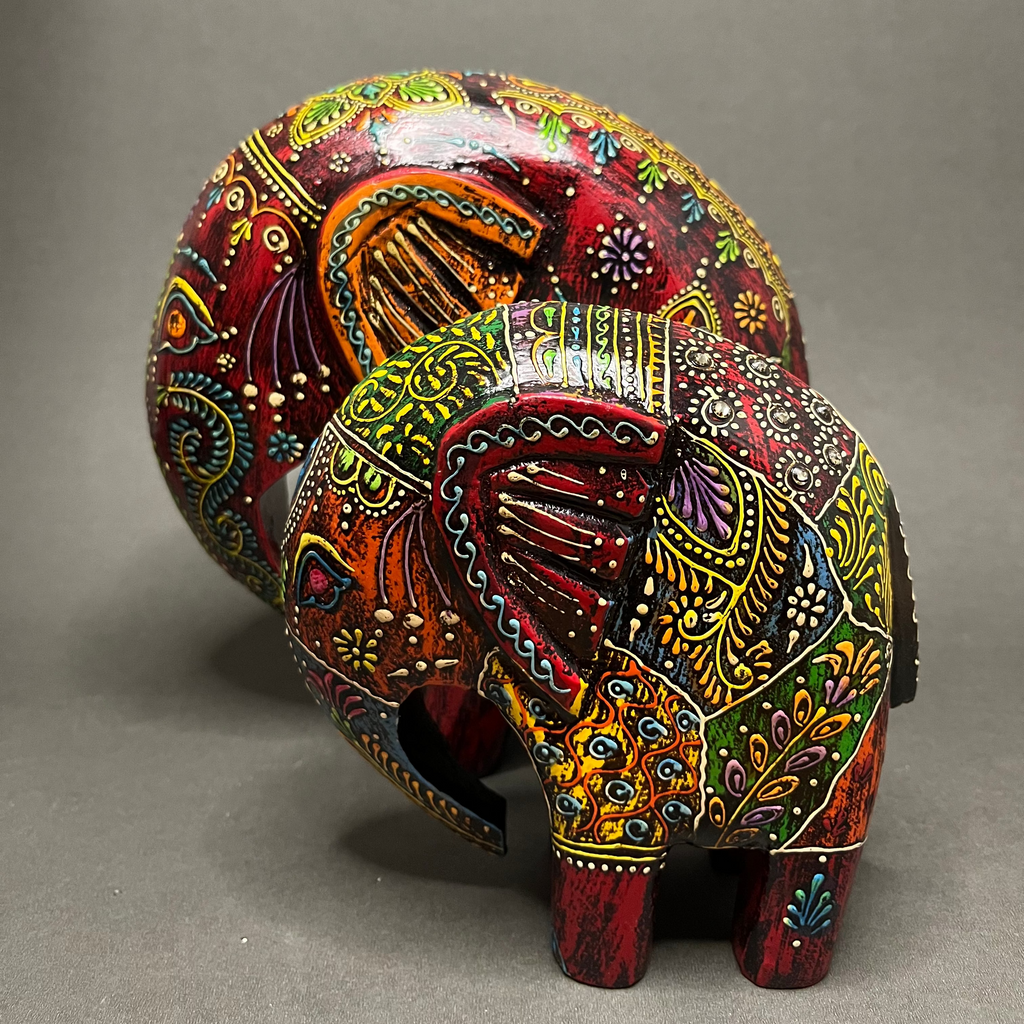 Swayed Elephant - Red