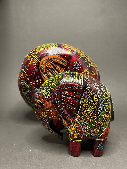 Swayed Elephant - Red