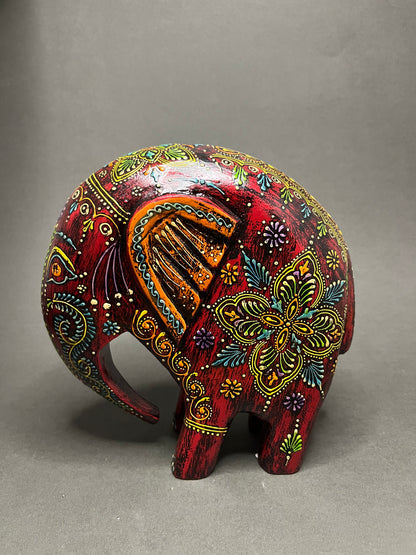 Swayed Elephant - Red