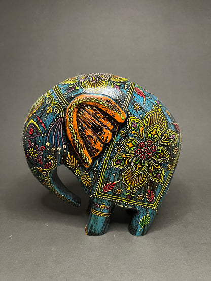 Swayed Elephant - Blue