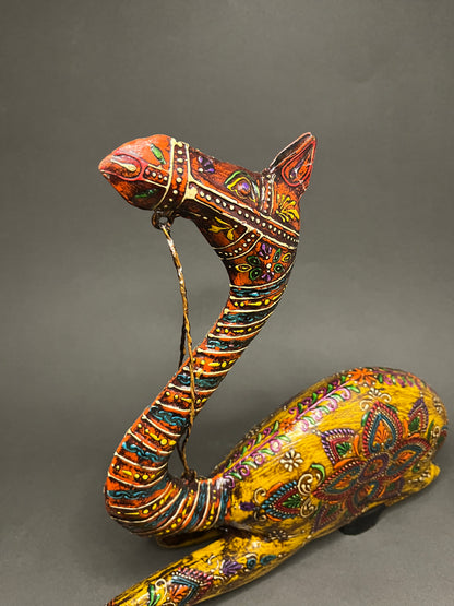 Hand Painted Decorative Camel Figurine - Big
