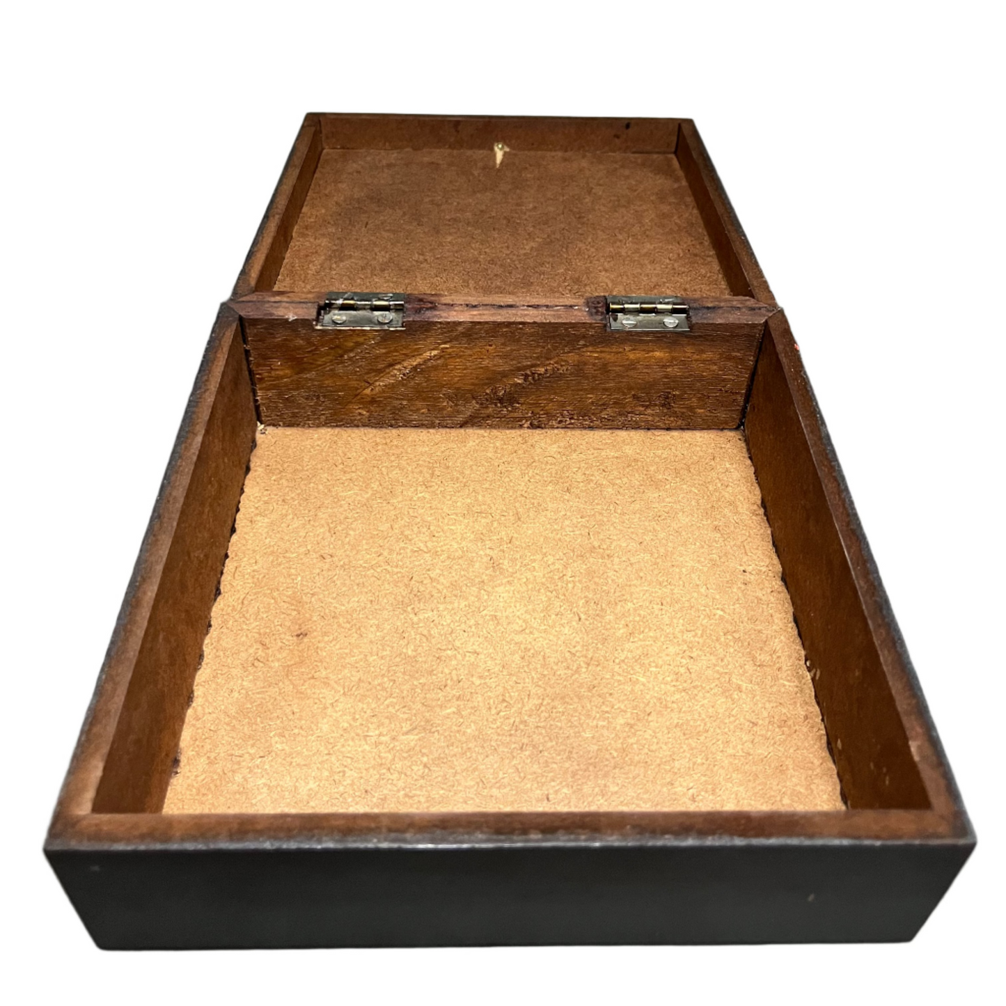Hand Crafted Wooden Storage Box - 4 Tile