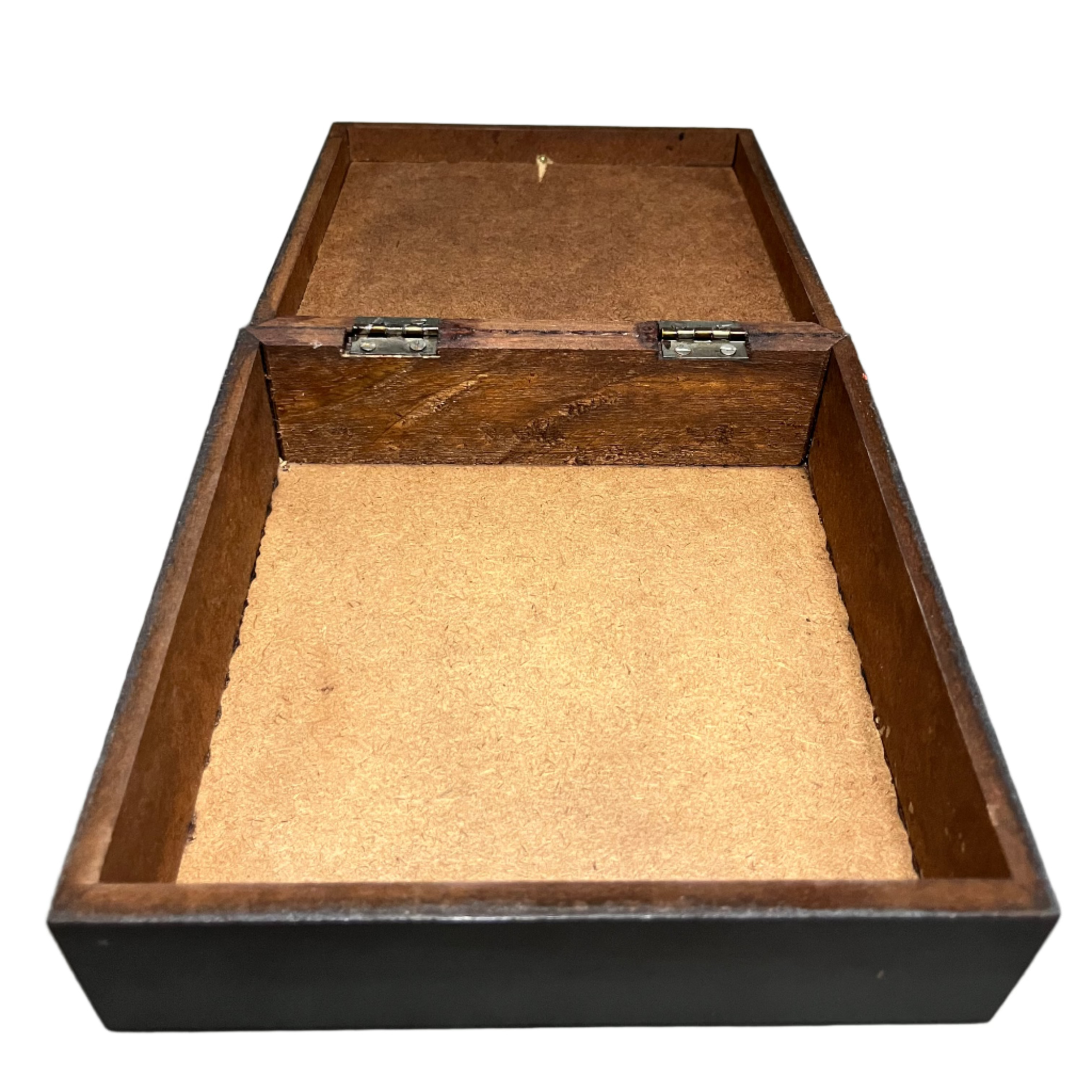 Hand Crafted Wooden Storage Box - 4 Tile