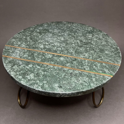 Green Marble Cake Stand