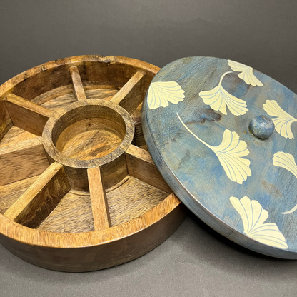 Blue Floral Masala Box