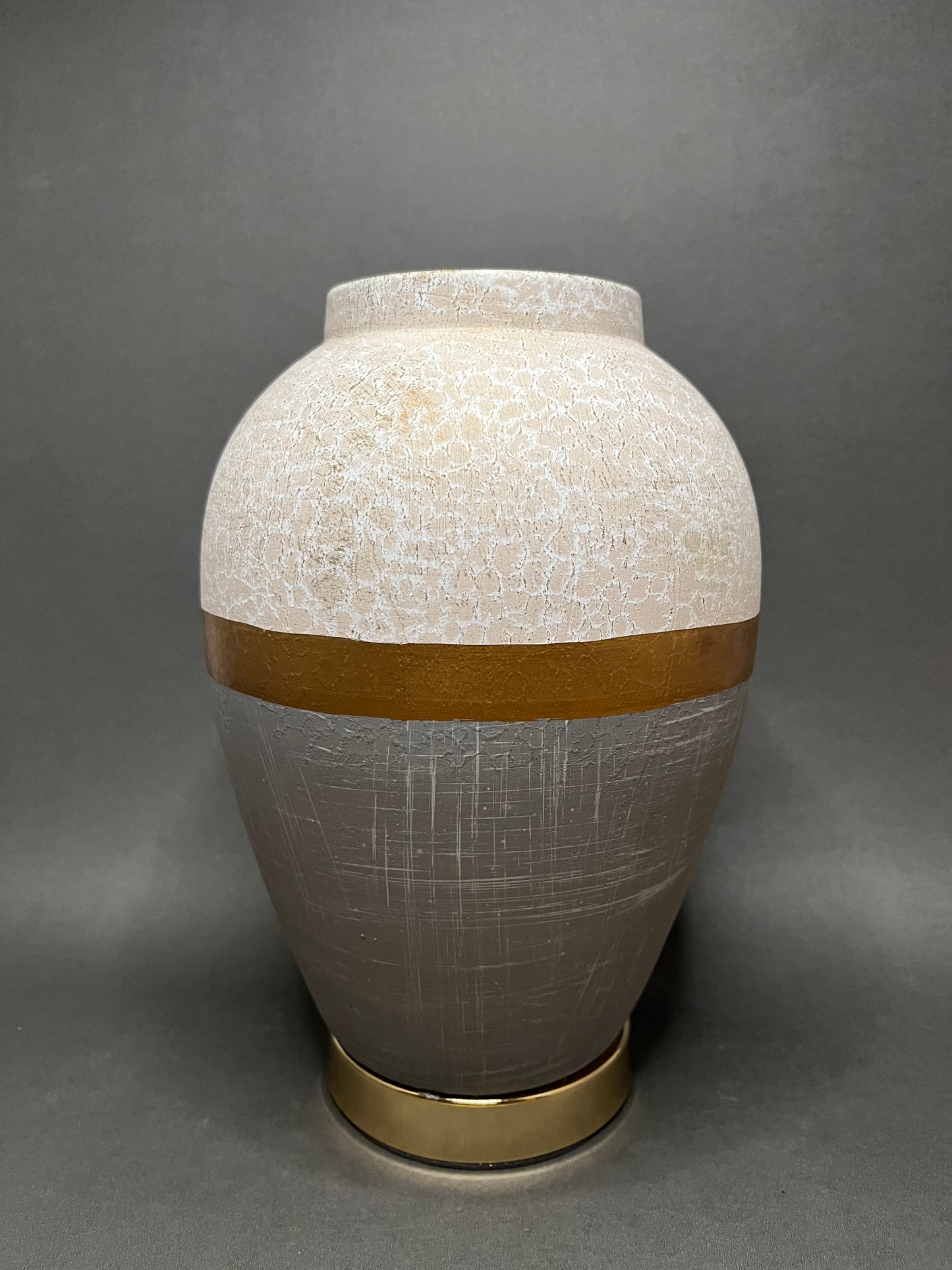 Luxe Gold & Crystal Decorative Jar