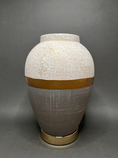 Luxe Gold & Crystal Decorative Jar
