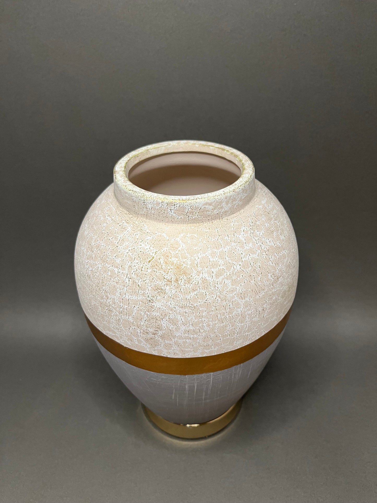 Luxe Gold & Crystal Decorative Jar