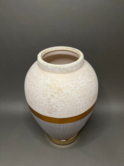 Luxe Gold & Crystal Decorative Jar