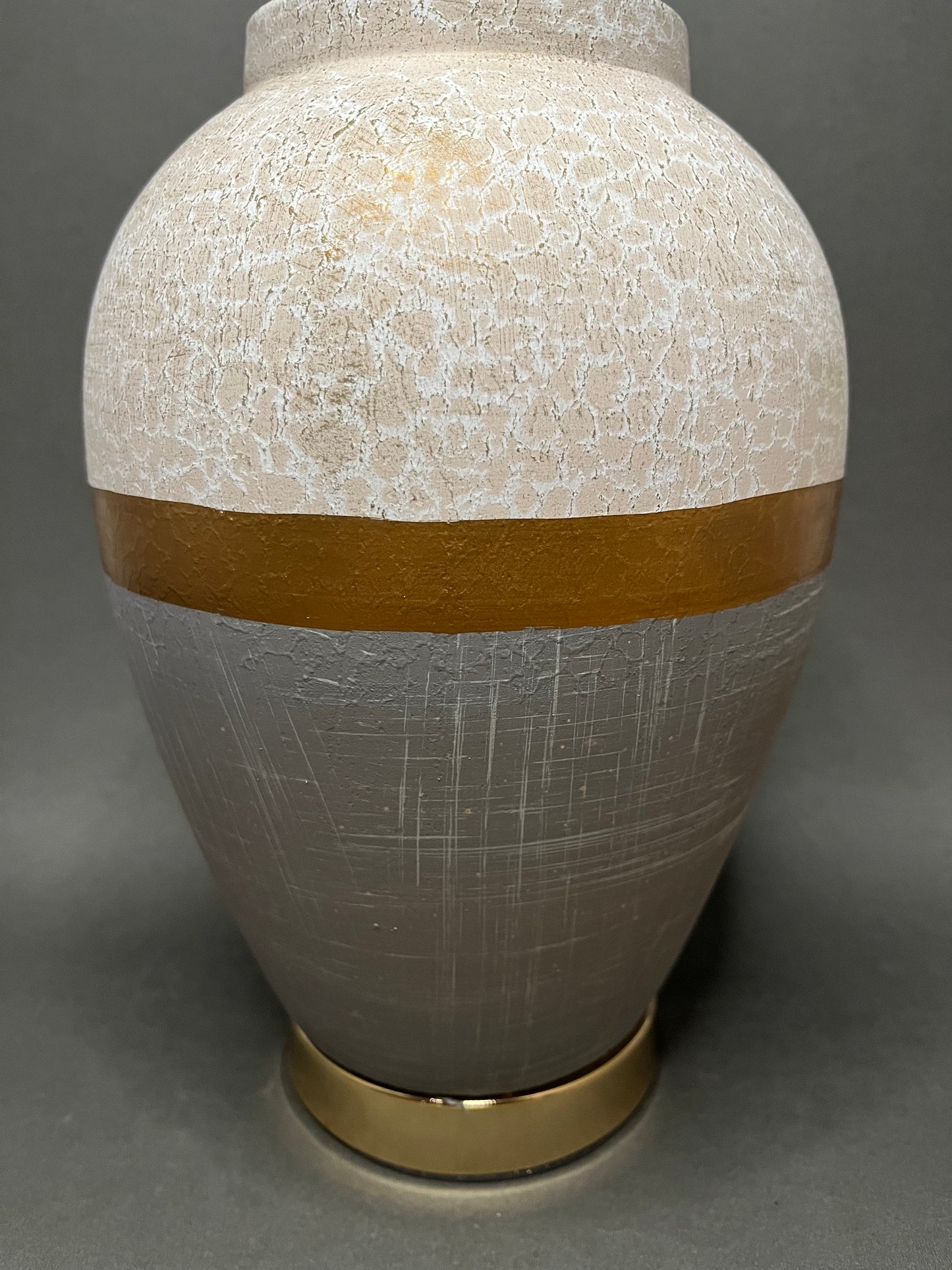 Luxe Gold & Crystal Decorative Jar