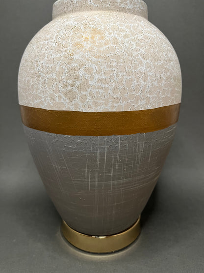 Luxe Gold & Crystal Decorative Jar