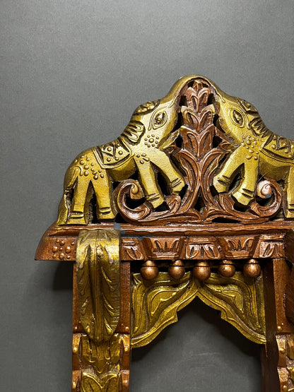 Handcrafted Jharokha Frame - Elephant
