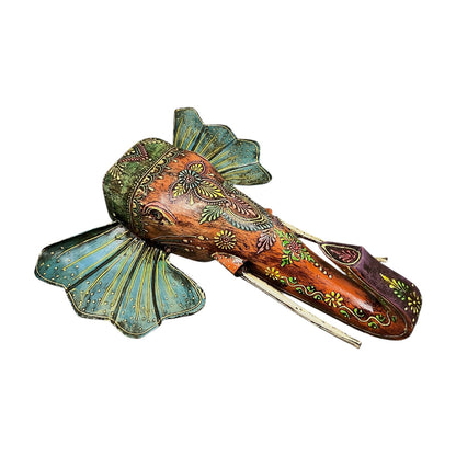 Handcrafted Decorative Elephant Head Wall Art