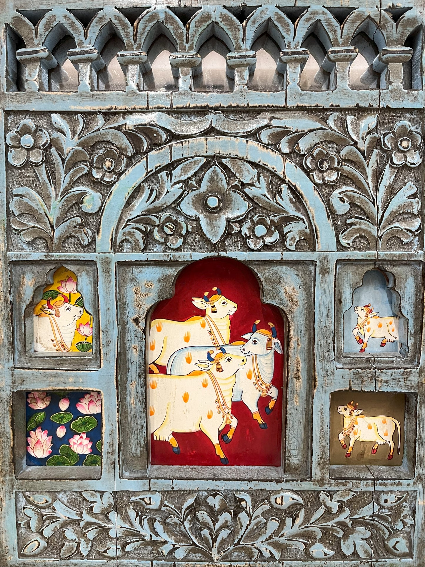 Nandi Wall Frame Blue