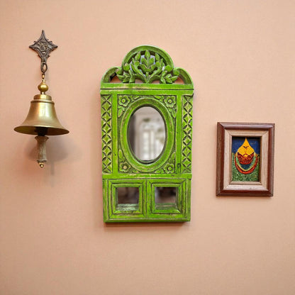 Green Bloom Mirror