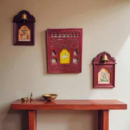 Royal Rajasthani Cow Mirror