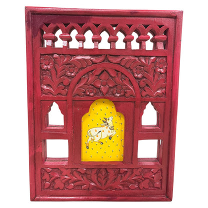 Royal Rajasthani Cow Mirror