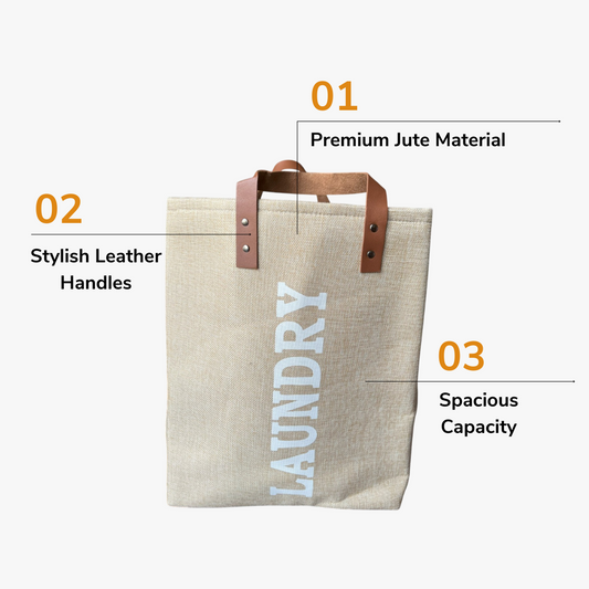 Jute Laundry Bag