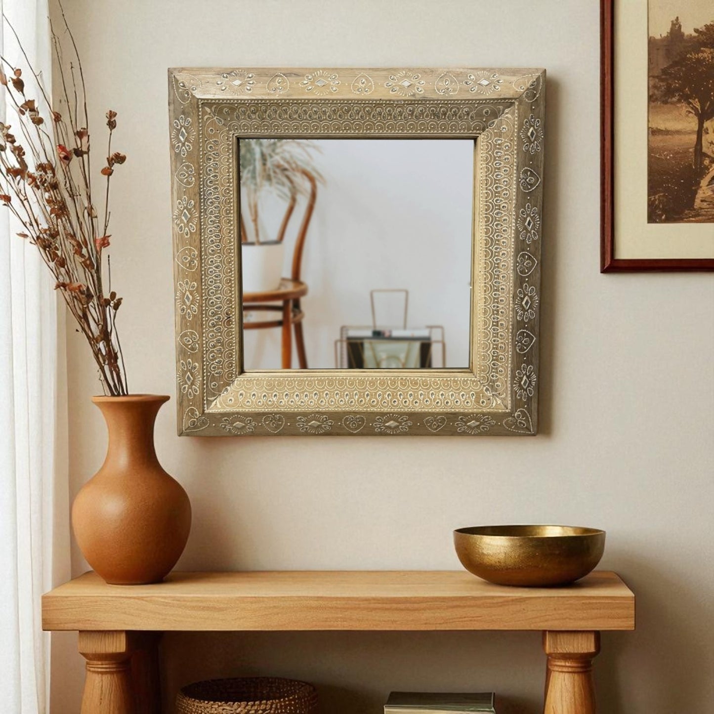 Desert Bloom Mirror