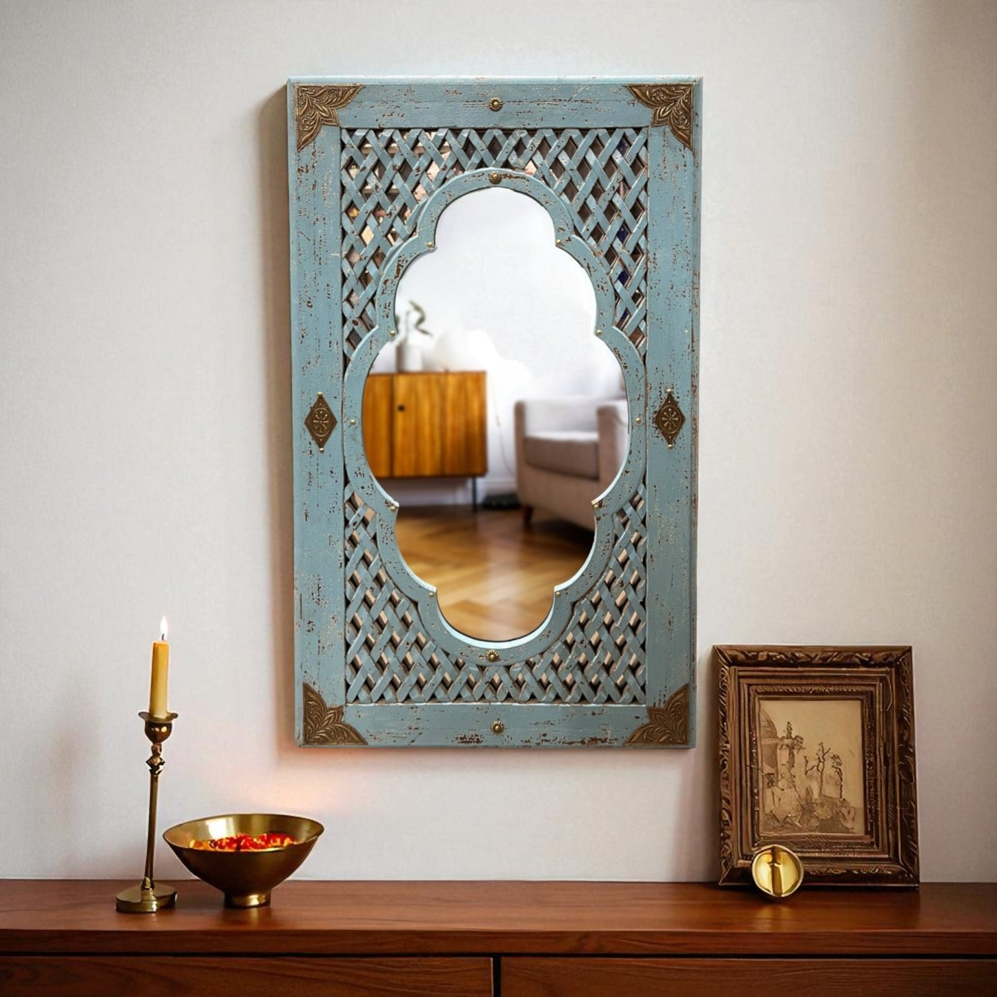 Jaipur Jali Vintage Mirror