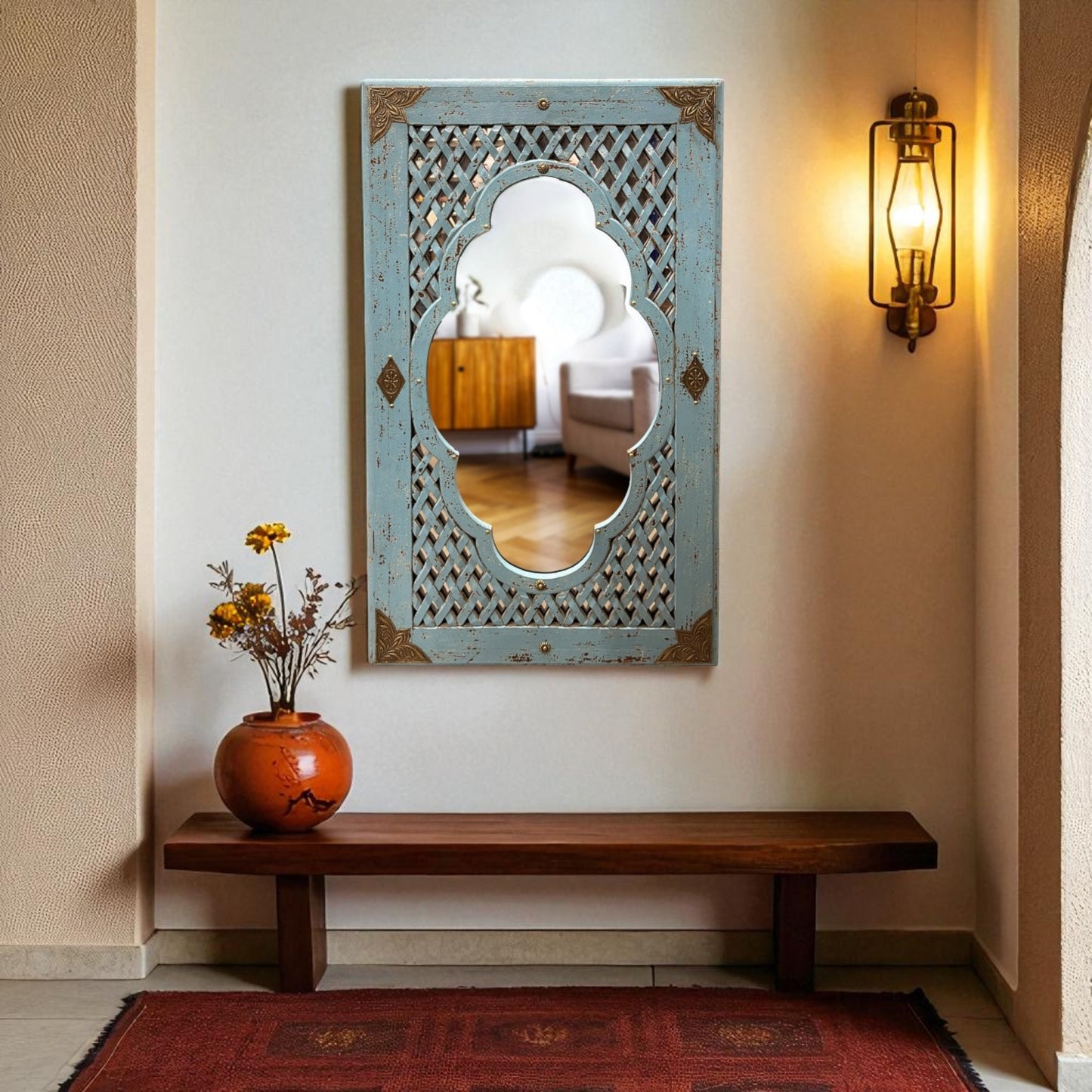 Jaipur Jali Vintage Mirror
