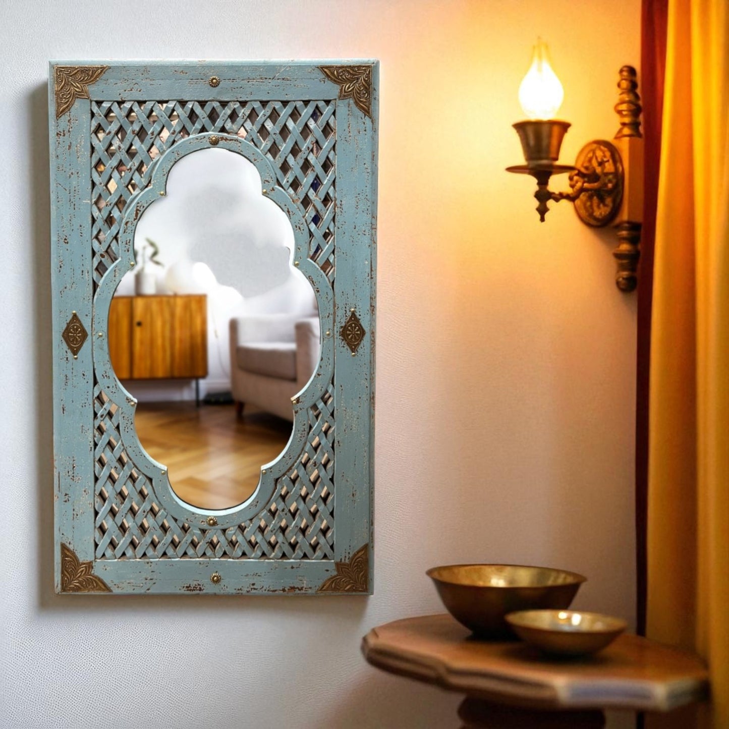 Jaipur Jali Vintage Mirror