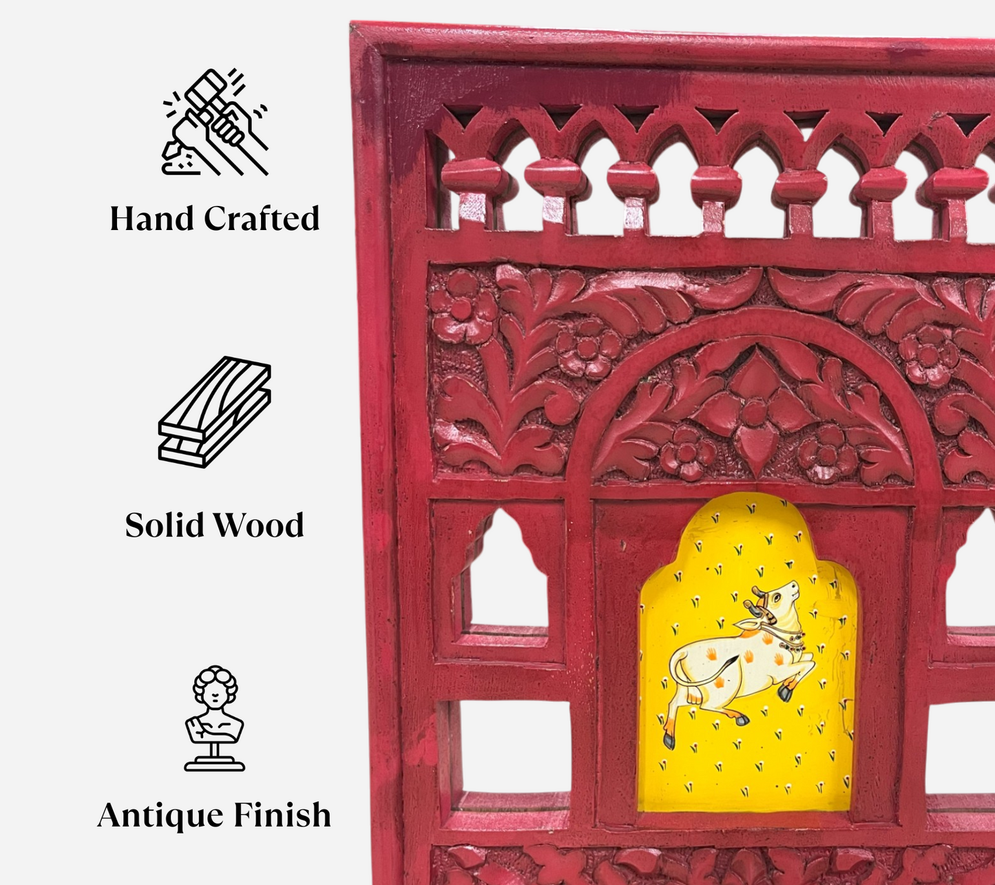Royal Rajasthani Cow Mirror