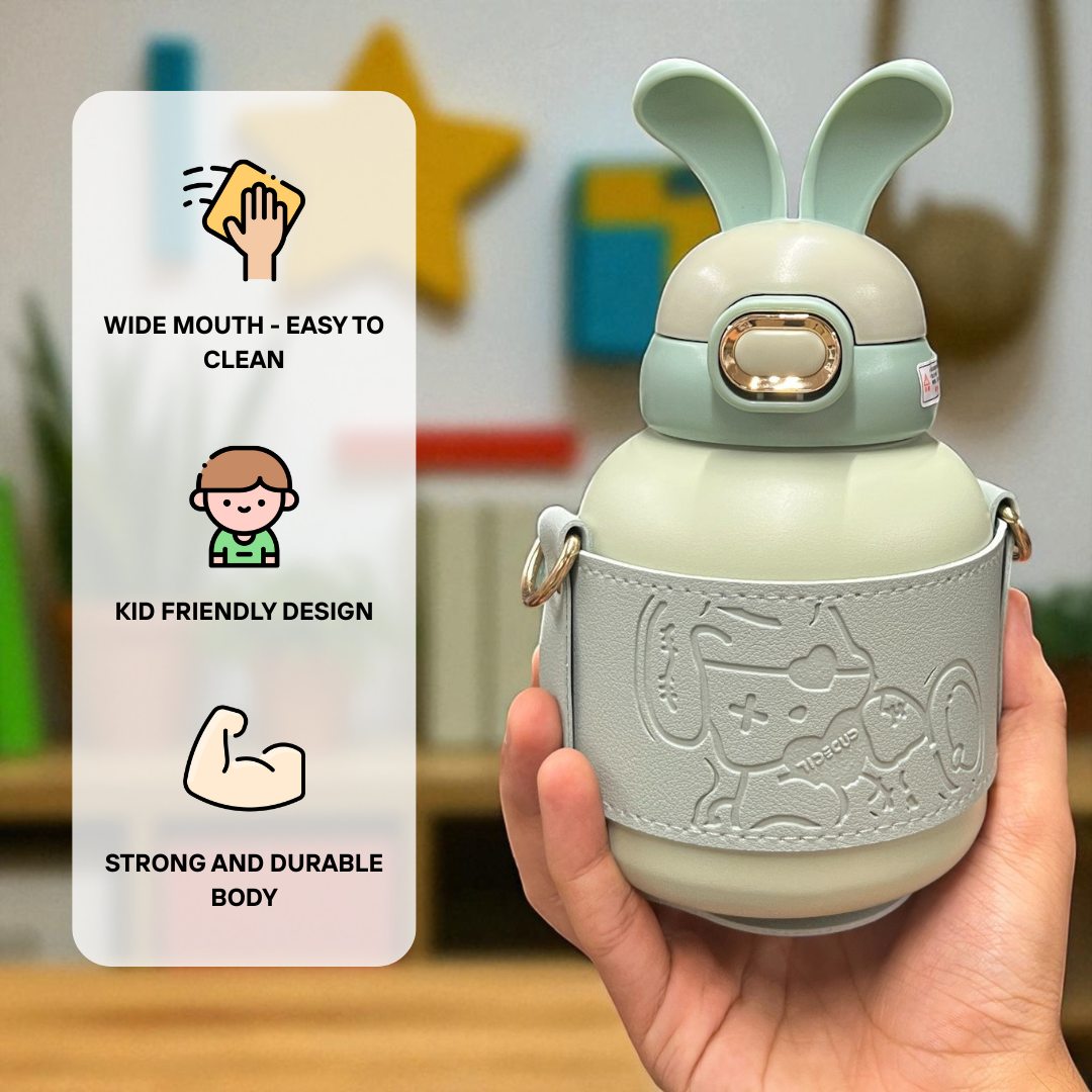 Rabbit Cup Water Bottle for Kids