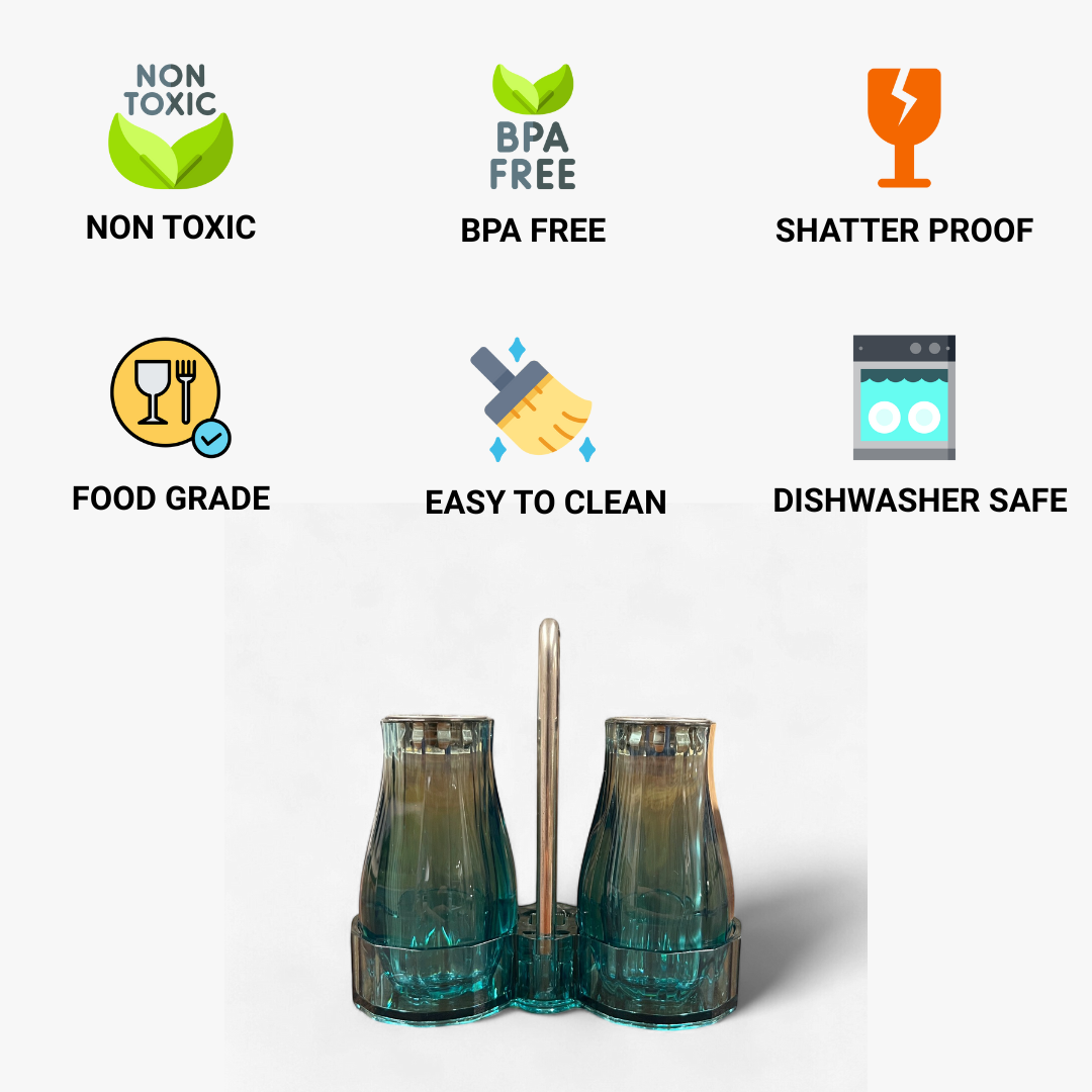 Green Salt and Pepper Shaker