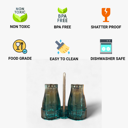 Green Salt and Pepper Shaker