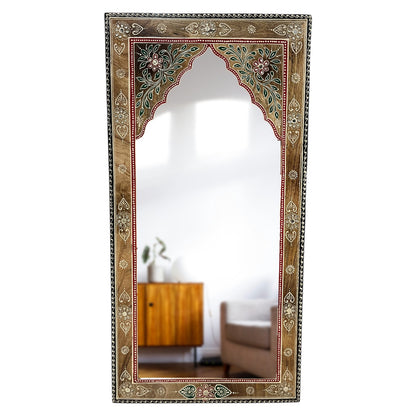 Arch Hand Painted Wall Mirror