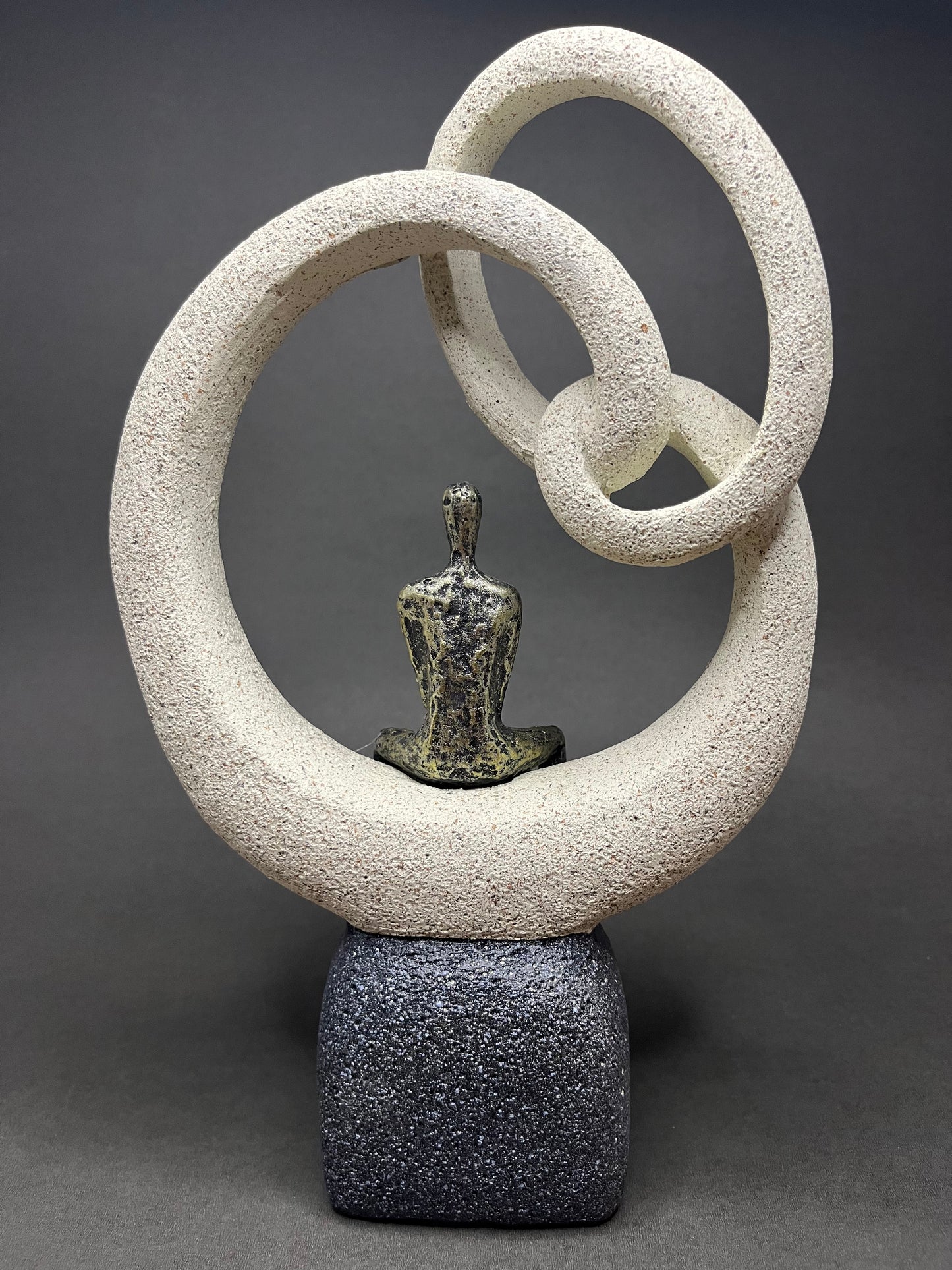 Abstract Thinker Sculpture