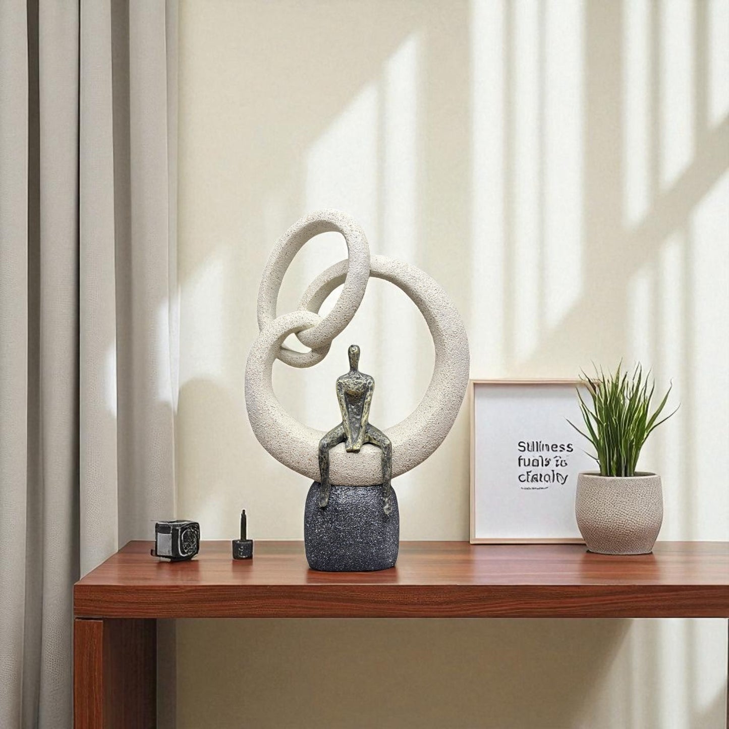 Abstract Thinker Sculpture