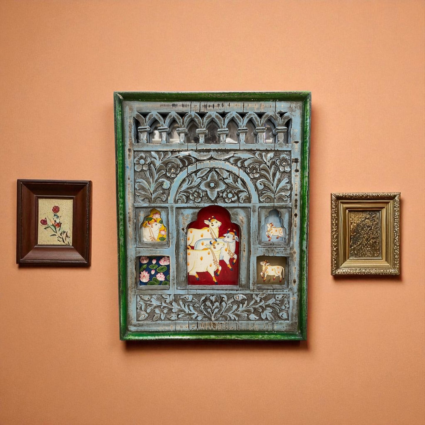 Nandi Wall Frame Blue