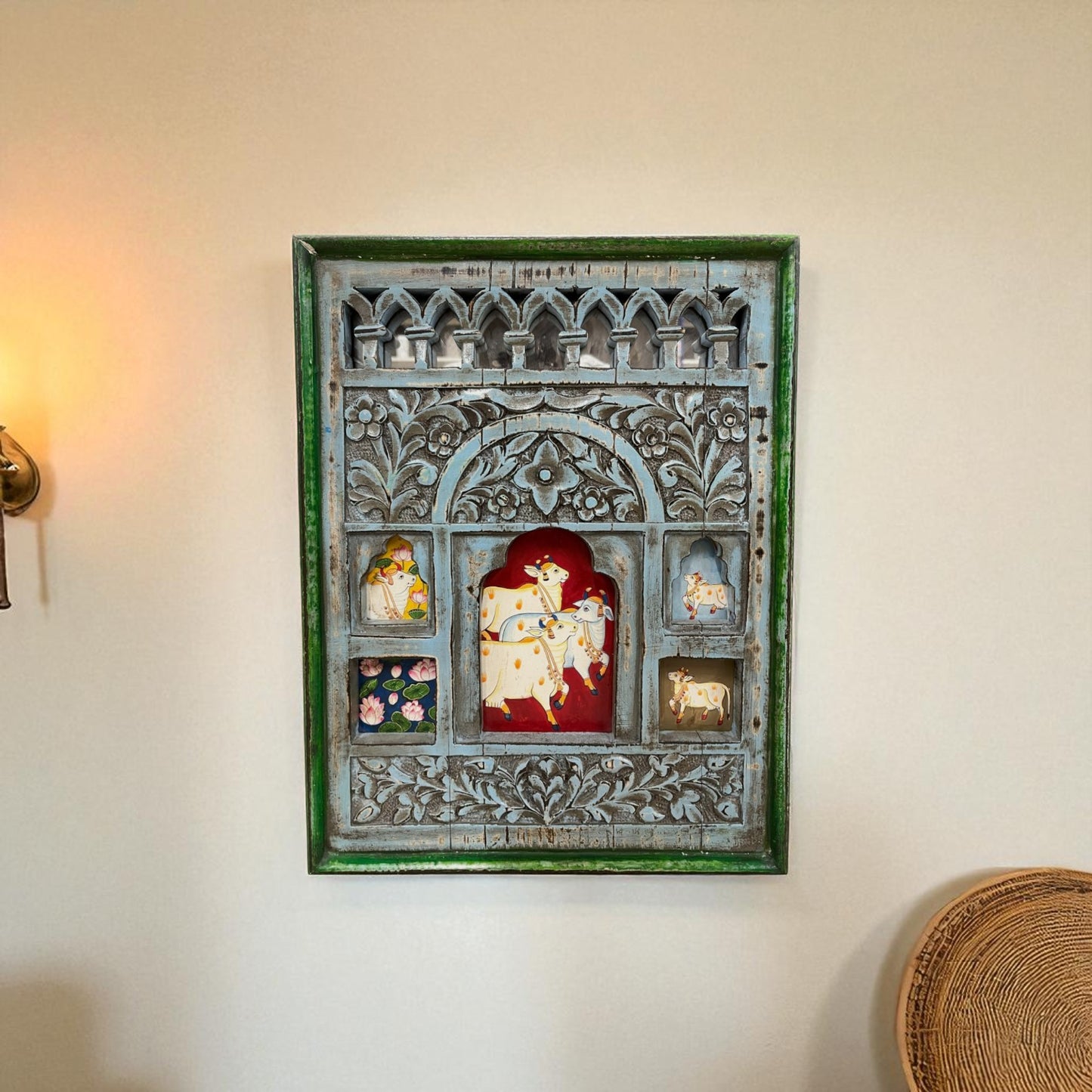 Nandi Wall Frame Blue